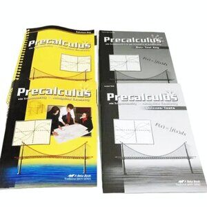 ABeka Precalculus with Trigonometry and Analytical Geometry Homeschool Book Set